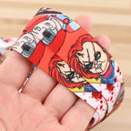 Halloween Neck Strap Lanyards Horror Movie Keychain Badge Holder ID Credit Card Pass Hang Rope Lanyard for Key Accessories Gifts