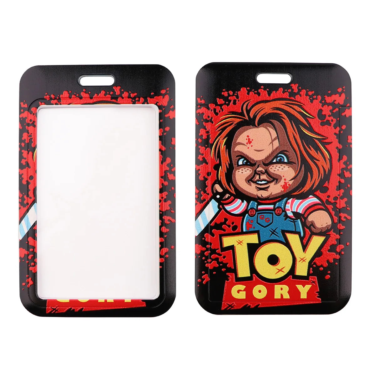 Halloween Neck Strap Lanyards Horror Movie Keychain Badge Holder ID Credit Card Pass Hang Rope Lanyard for Key Accessories Gifts